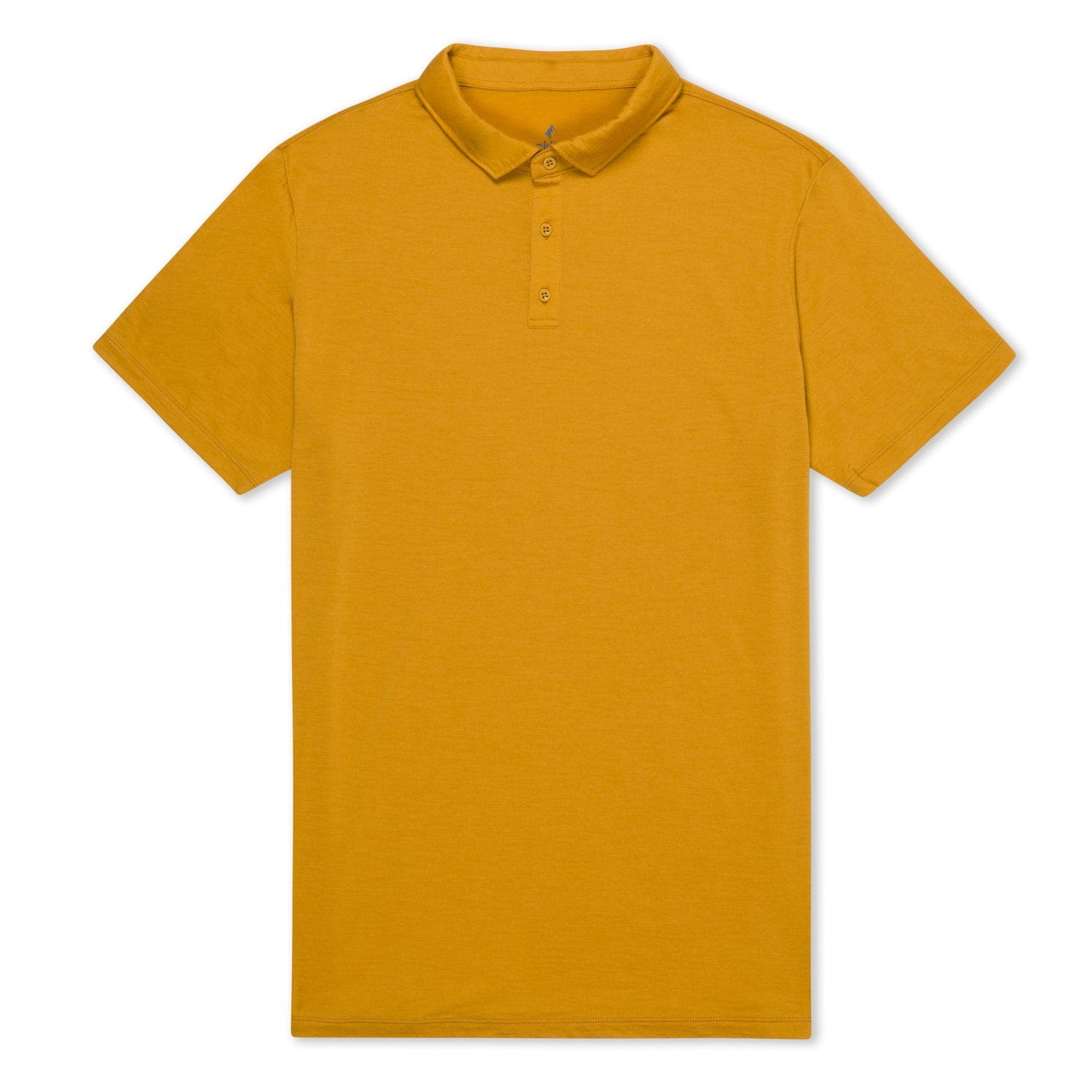 Goldenrod Journey Merino Wool Polo Shirt