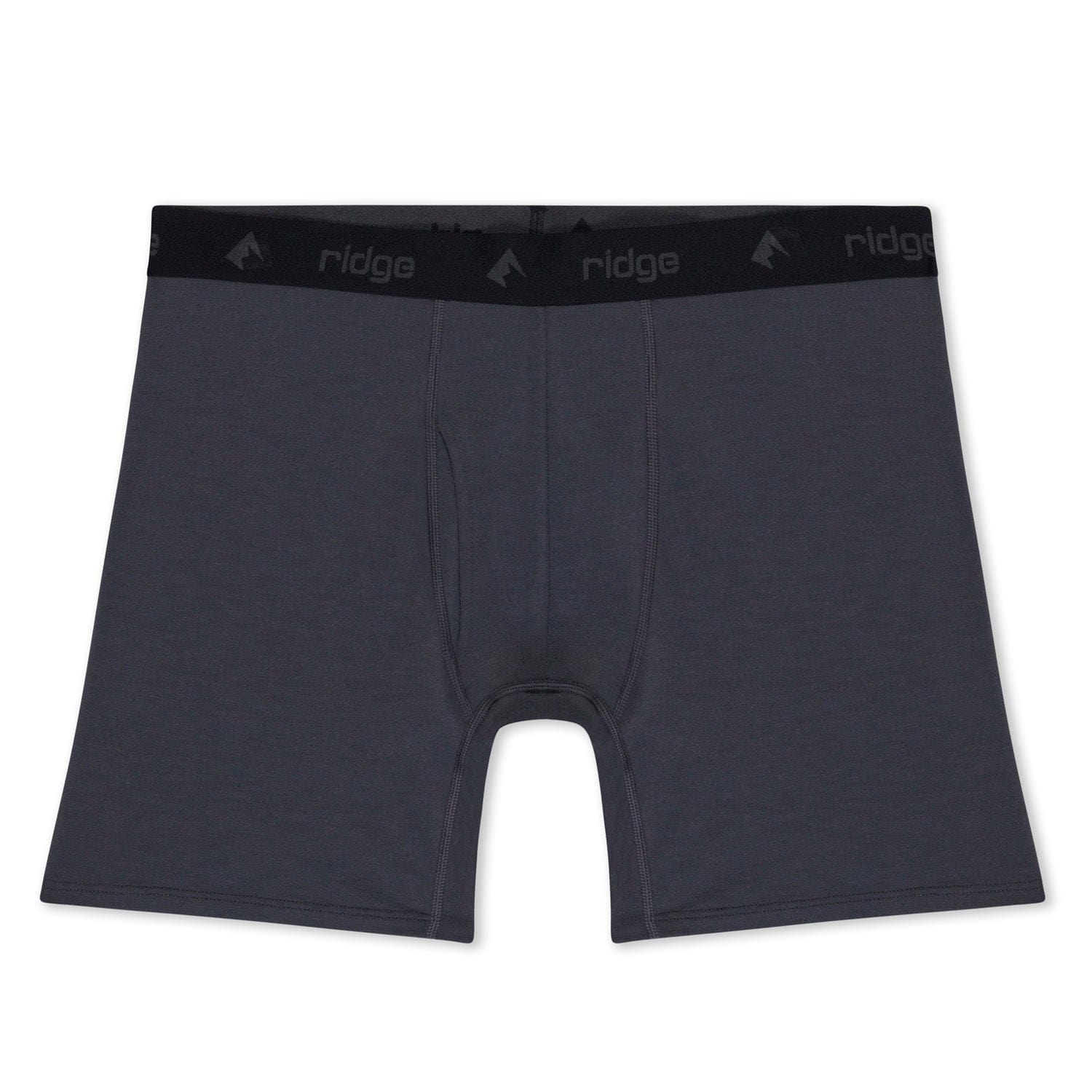 Men's Ridge Merino Wool Boxer Briefs in Asphalt