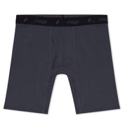 Men's Ridge Merino Wool Long Boxer Briefs - 9 Inch in Asphalt