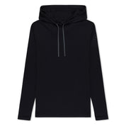 Black Women's Solstice Lightweight Wool Sun Hoodie
