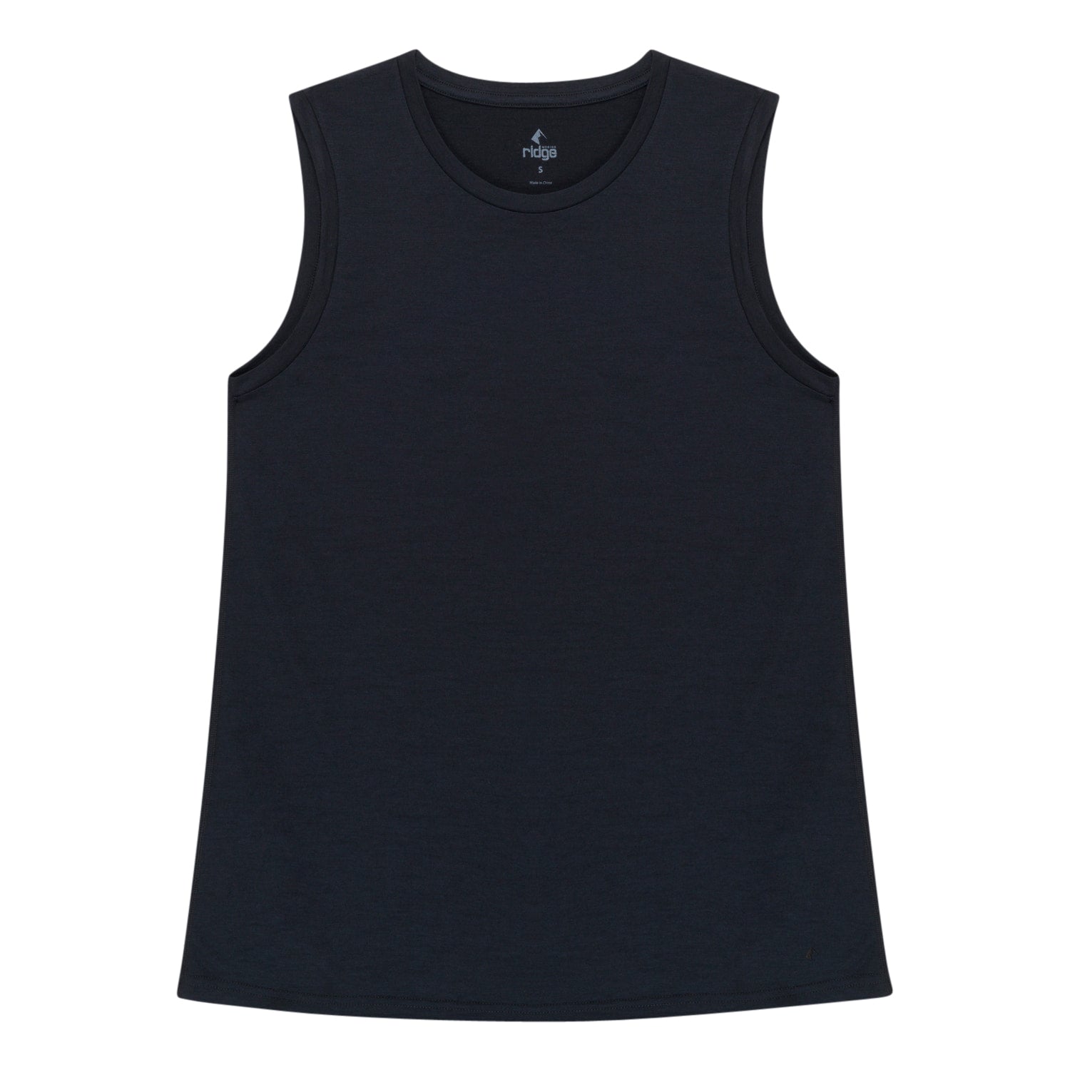 Women's Natural Tencel Tank Top in Black