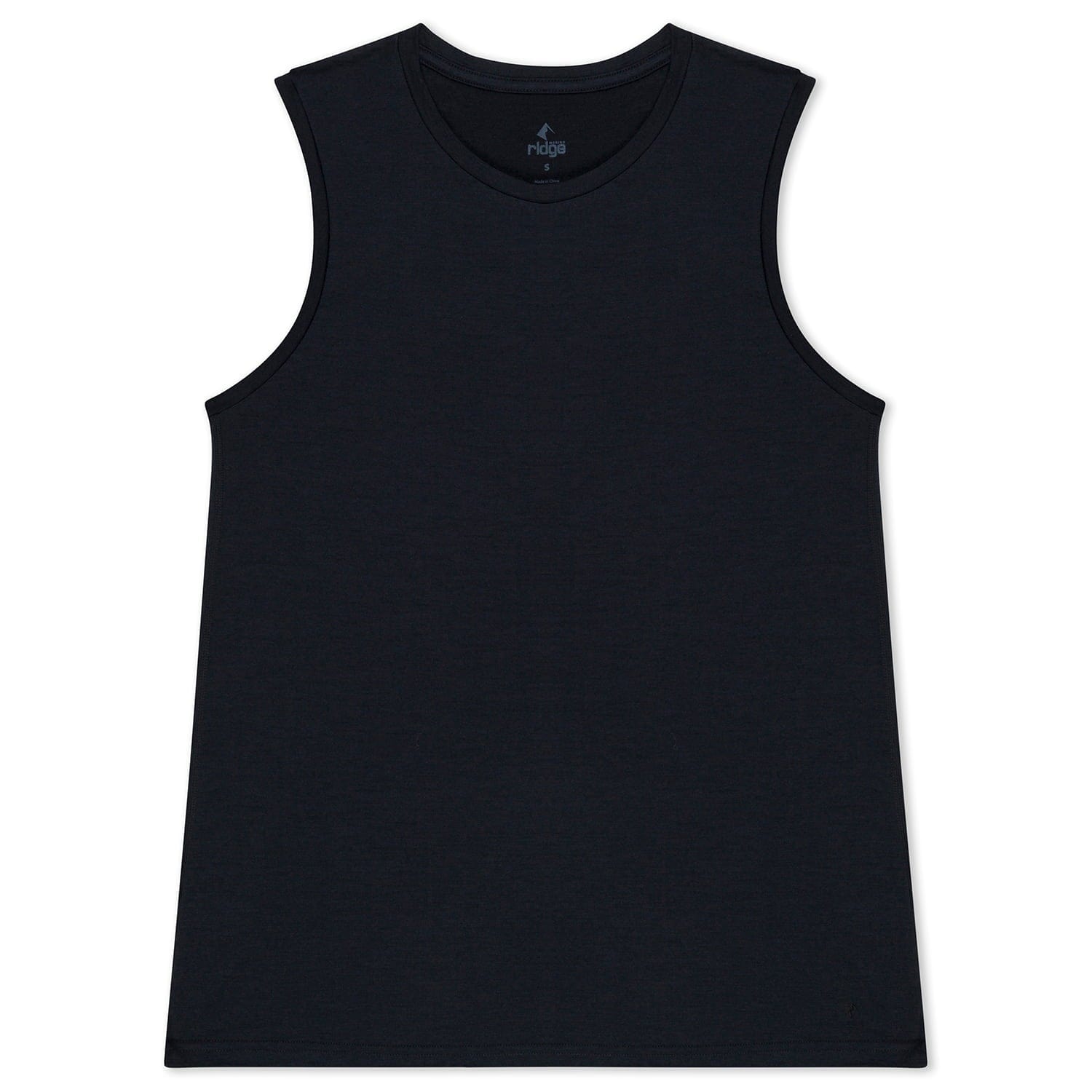 Women's Wander Merino Tank in Black
