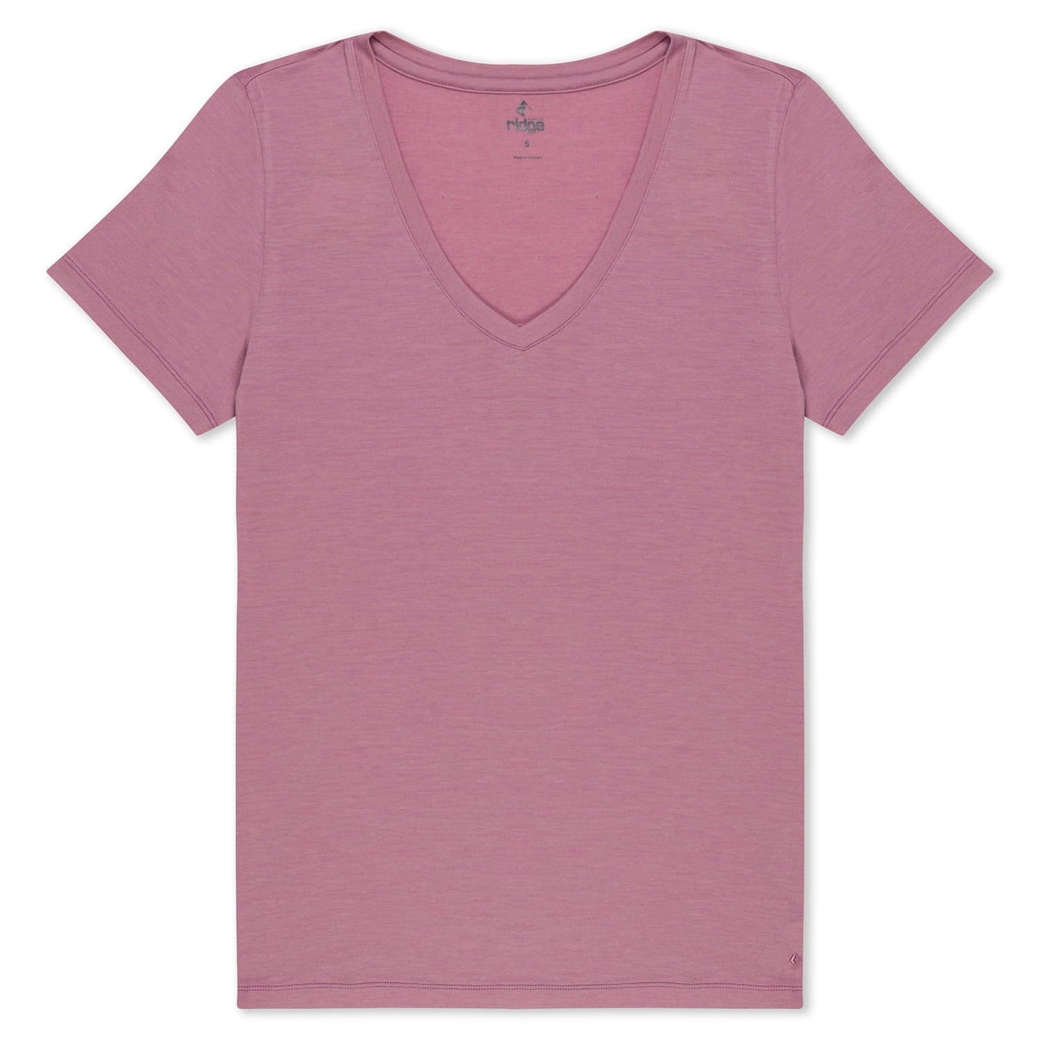 Women's Wander V-Neck T-Shirt Ridge Merino - Main Image