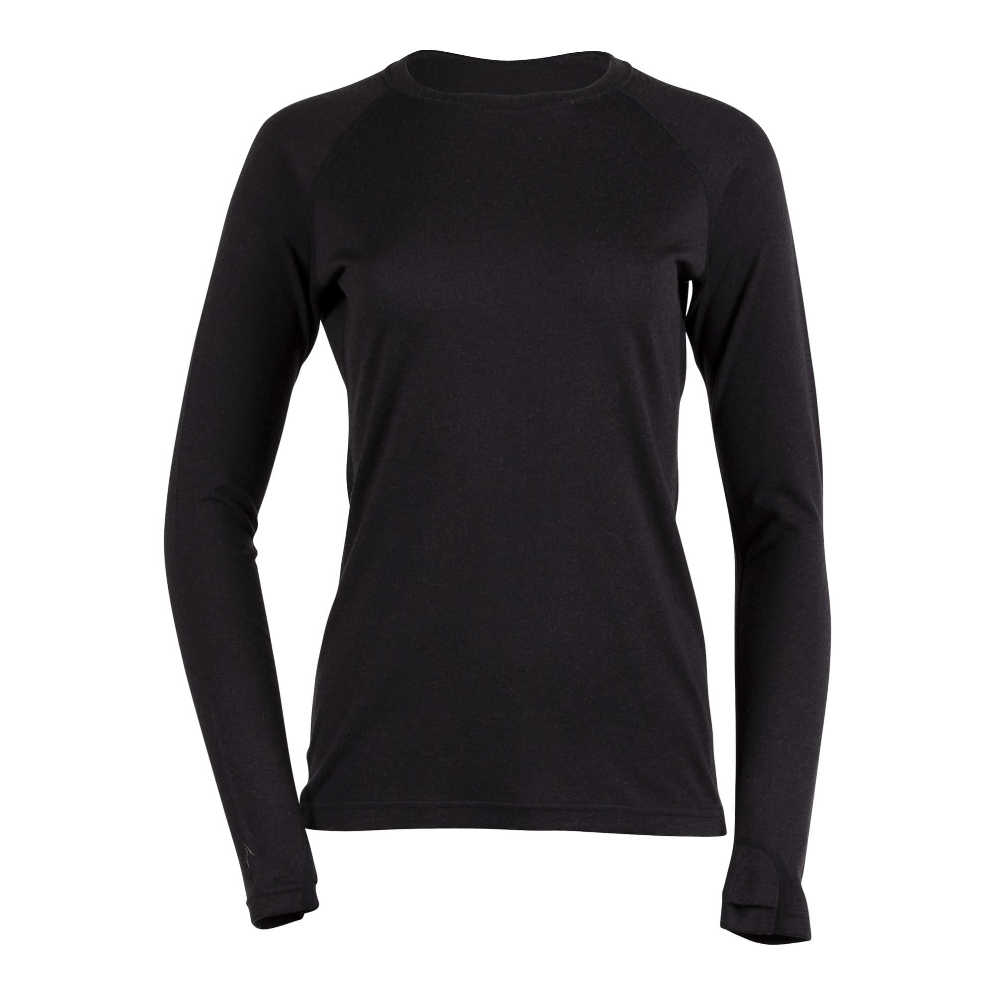 Black long discount sleeve shirt womens