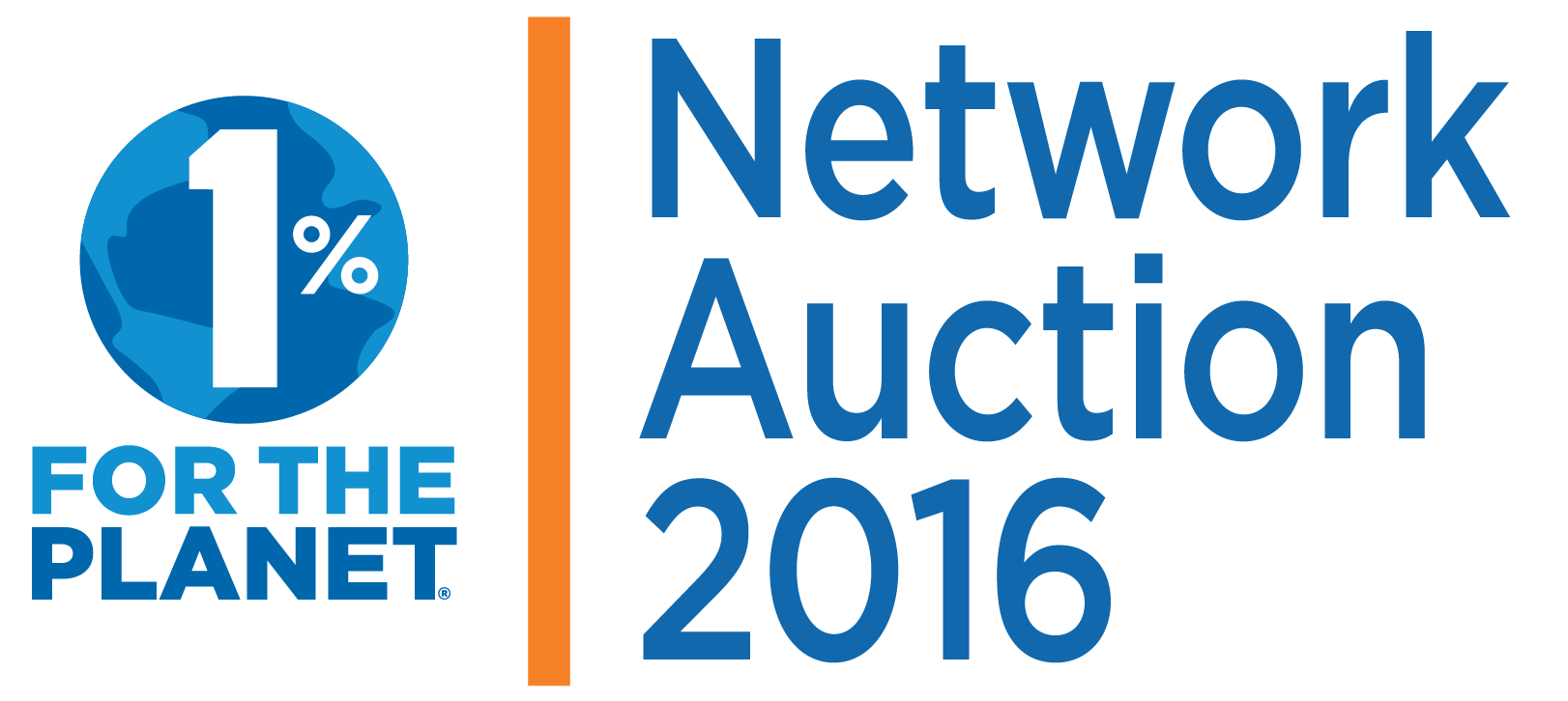 the 1% For The Planet Network Auction 2016 logo