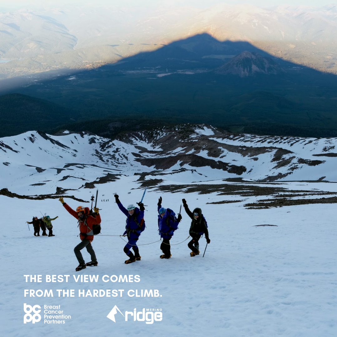 Ridge Merino Supports Climb Against the Odds