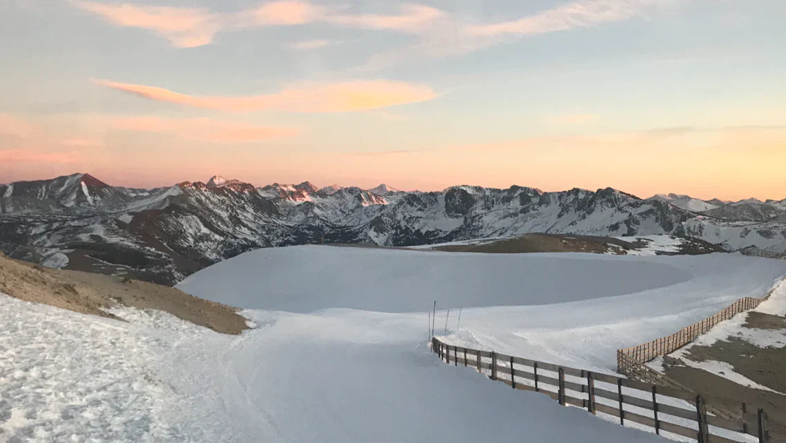a beautiful view from Mammoth Mountain Ski Area