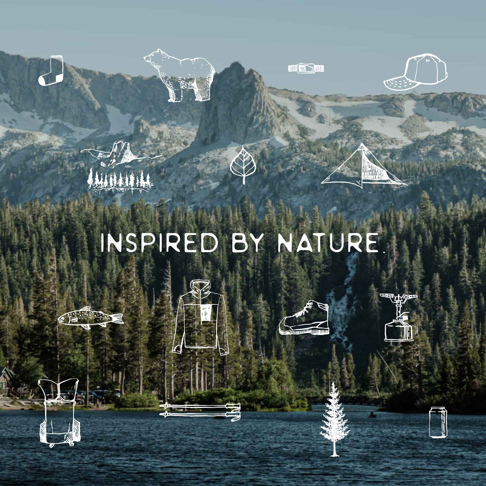 Inspired by Nature: Backpacker Print