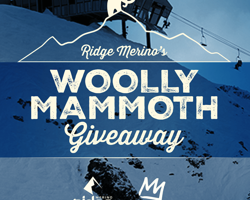 Ridge Merino's Woolly Mammoth Giveaway poster
