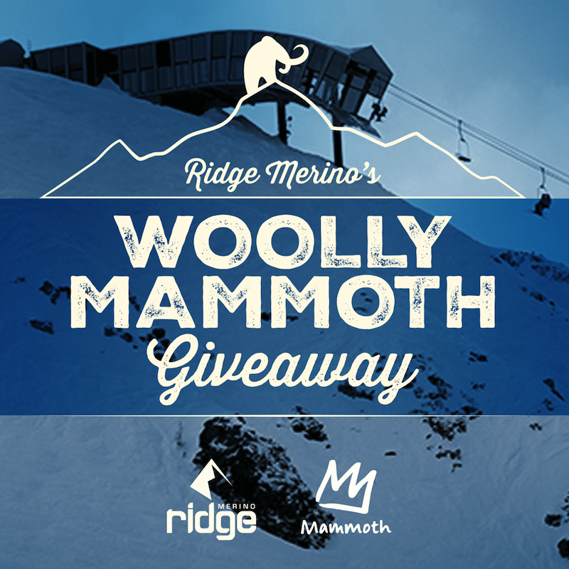 Ridge Merino's Woolly Mammoth Giveaway poster