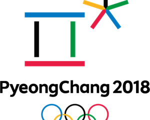 the PyeongChang 2018 Olympics logo