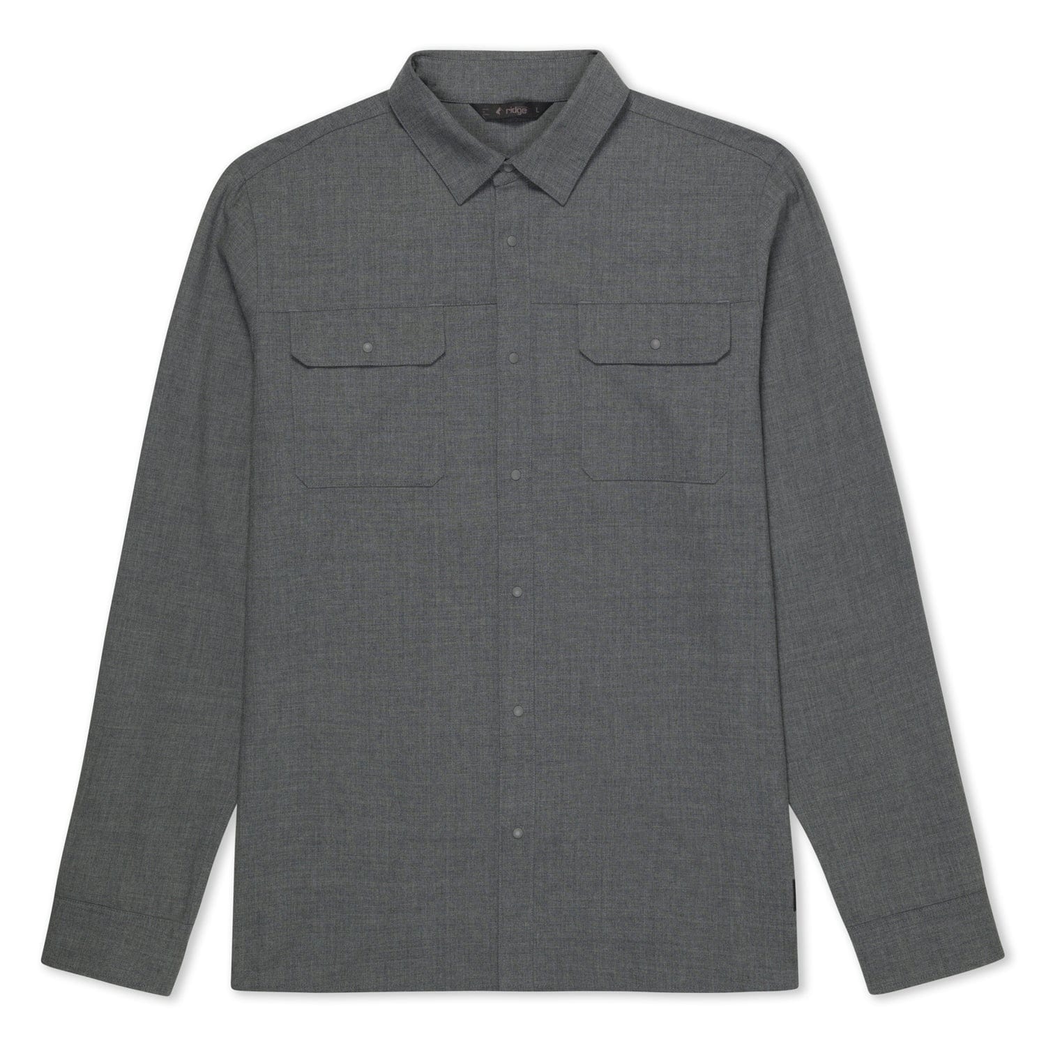 Heather Gray Men's High Country Button Down Long Sleeve Shirt
