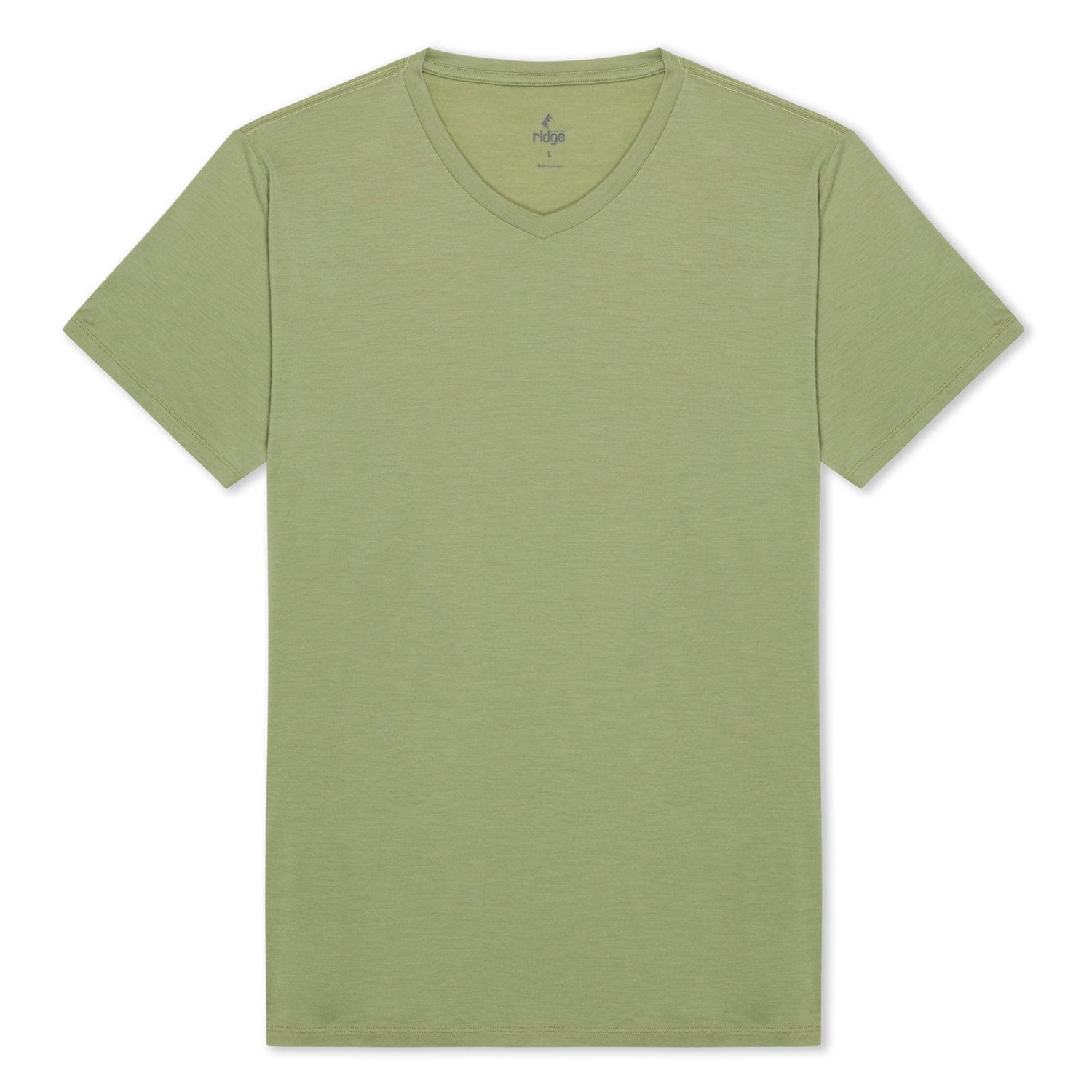 Sage Journey V-Neck Merino Wool T-Shirt