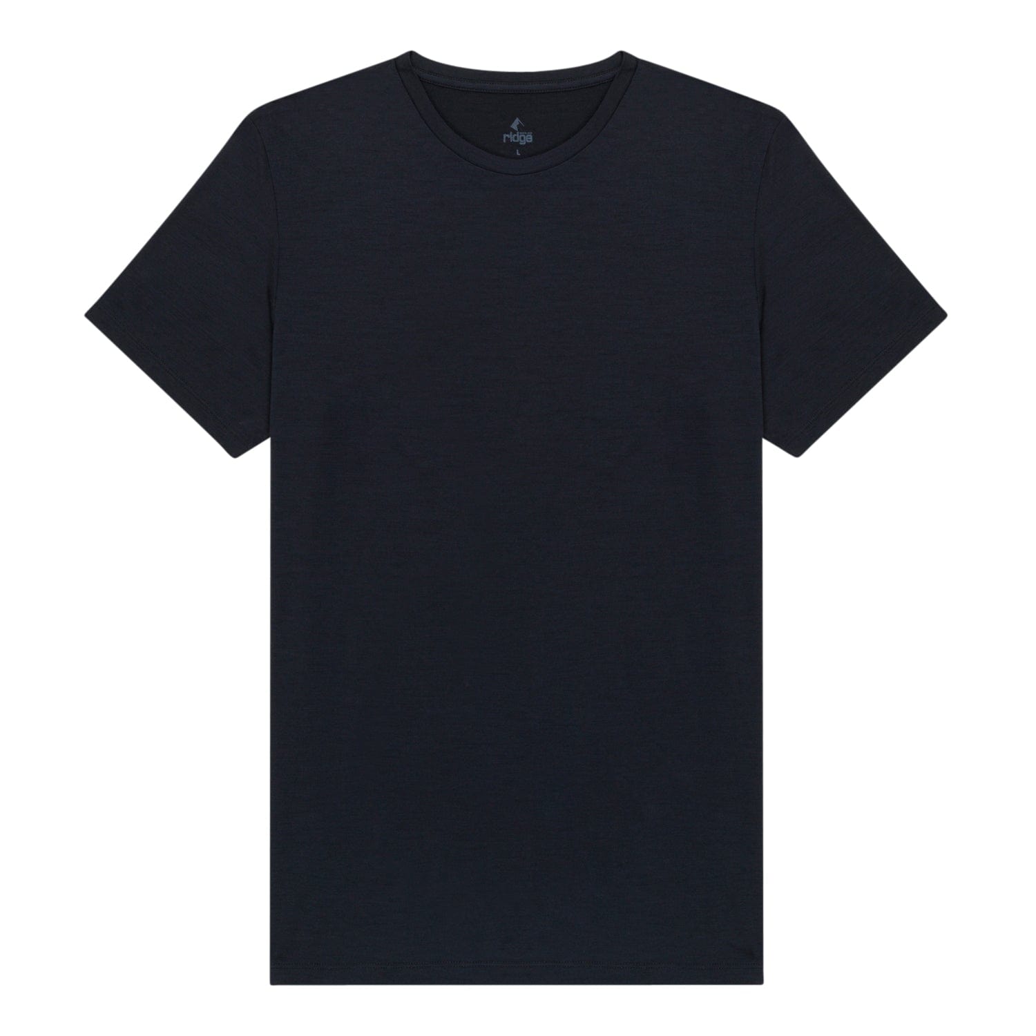 Black Men's Natural Merino Tencel Tee