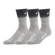 Minaret Lightweight Merino Wool Hiking Crew Socks - 3-Pack