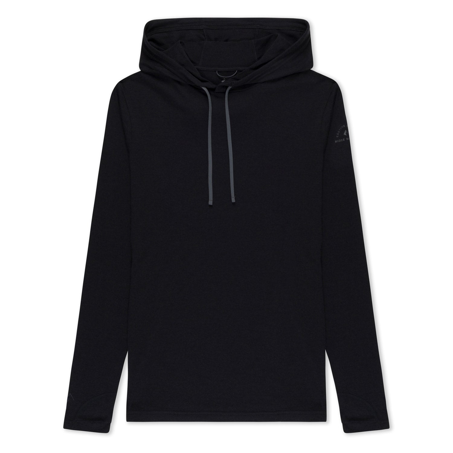 Black Women's Solstice Lightweight Wool Sun Hoodie