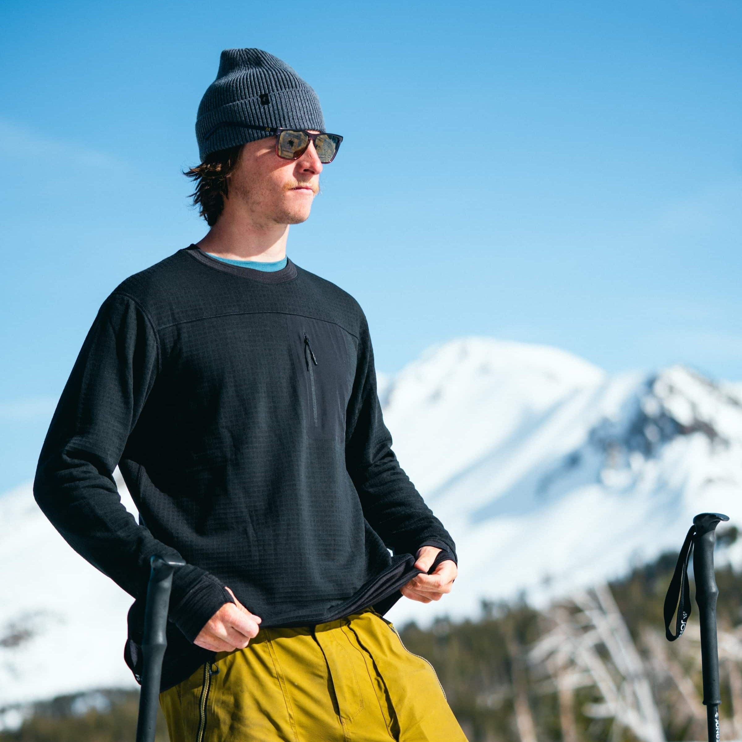 Men's Cloudripper Merino Grid Fleece Crew Pullover
