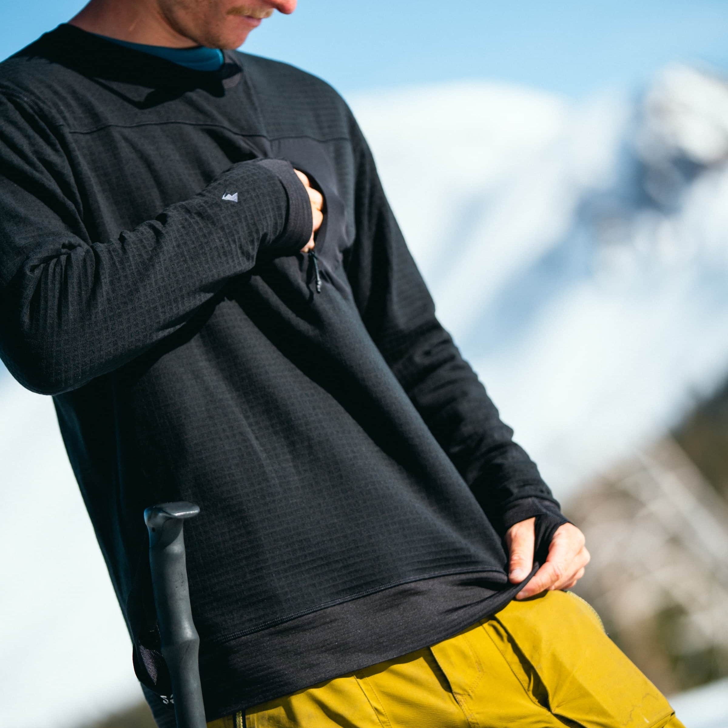 Men's Cloudripper Merino Grid Fleece Crew Pullover