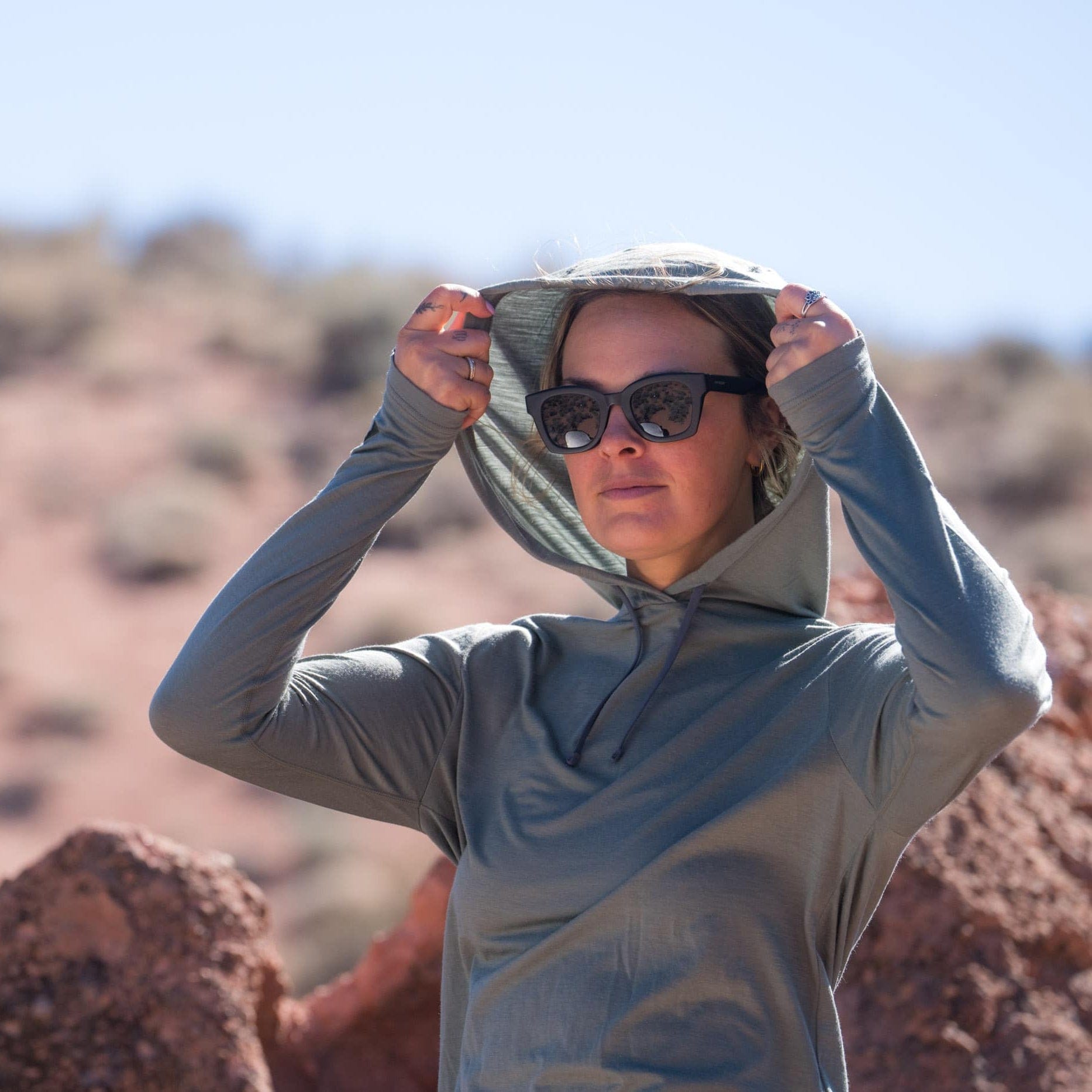 Women's Solstice Lightweight Wool Hoodie