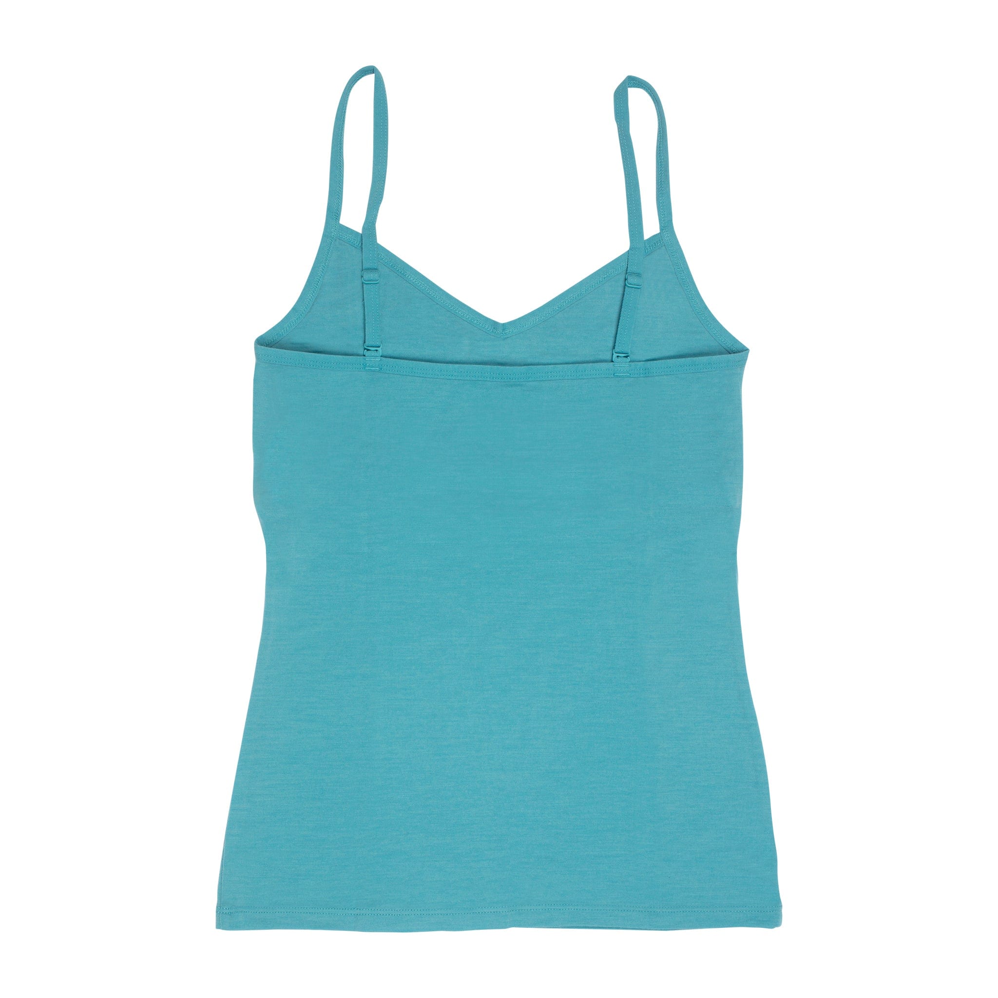 Back of Merino Wool Shelf Bra Camisole