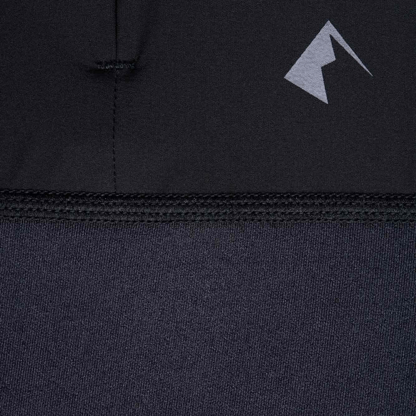 closeup of the pocket and the exterior fabric of the Ridge Merino Northwind Fleece Tights
