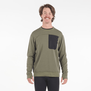 Men's Cloudripper Merino Grid Fleece Crew Pullover
