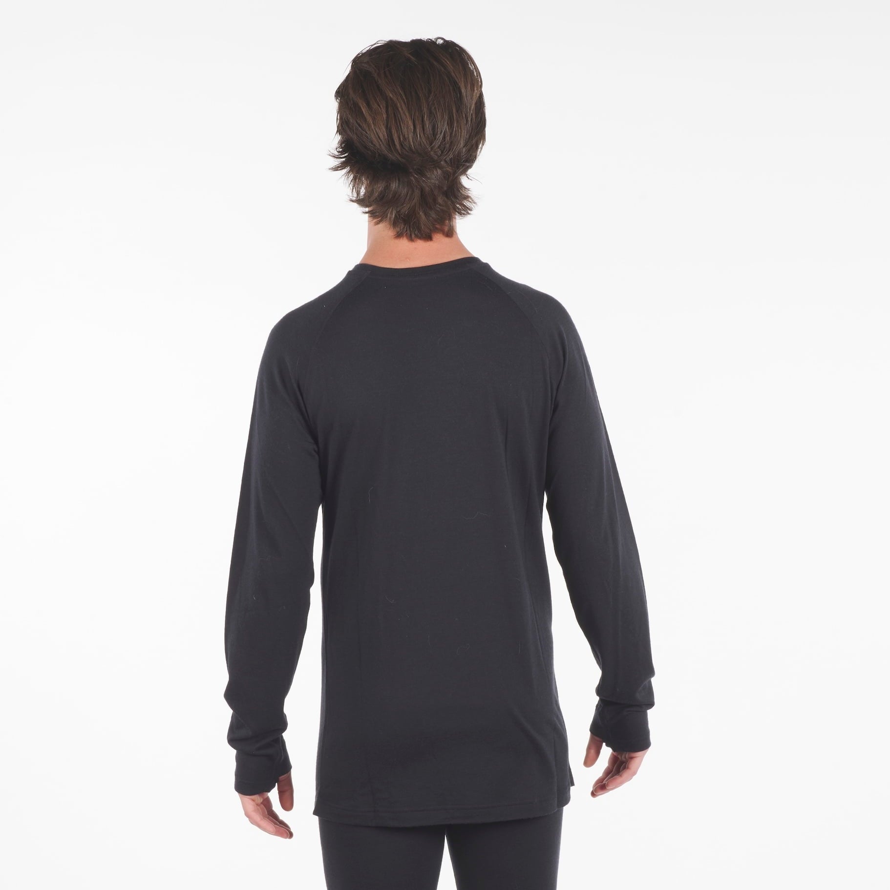 back view of Ridge Merino Aspect Base Layer Shirt