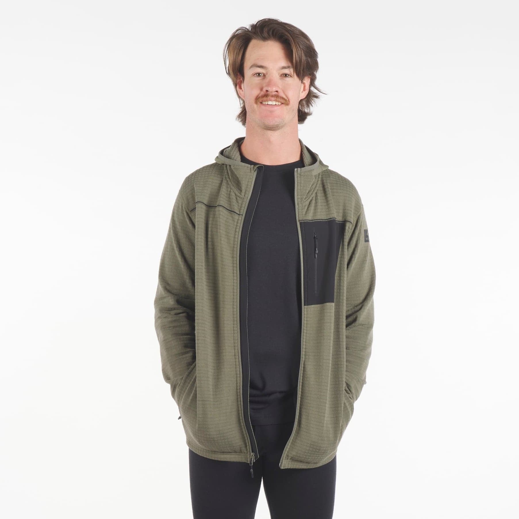 Men's Cloudripper Merino Grid Fleece Full Zip Jacket