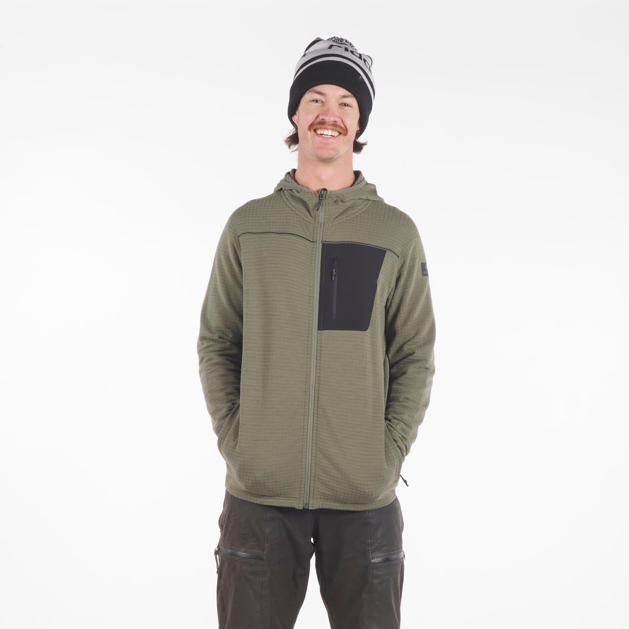 Men's Cloudripper Merino Grid Fleece Full Zip Jacket