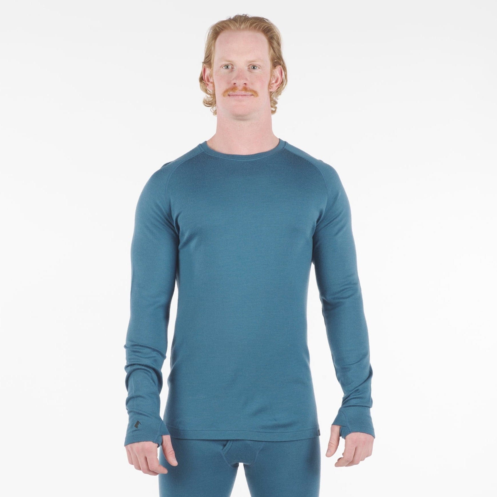 Men's Inversion Heavyweight Merino Wool Base Layer Crew Shirt