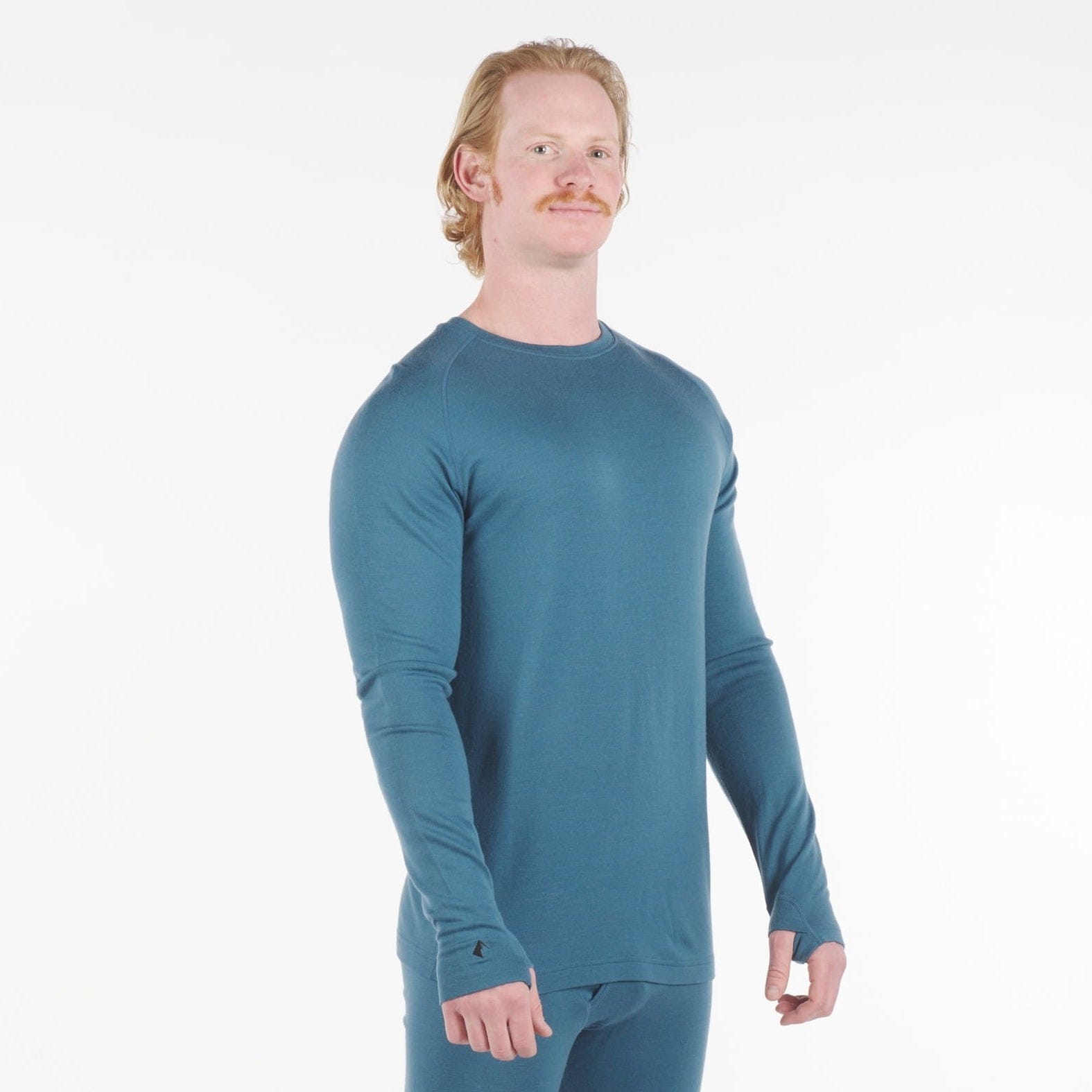 Men's Inversion Heavyweight Merino Wool Base Layer Crew Shirt