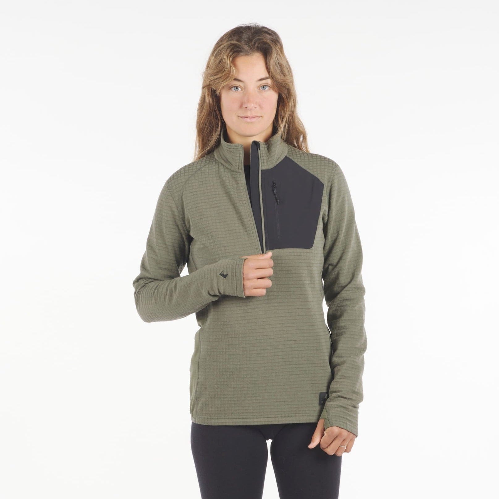 Women's Cloudripper Merino Grid Fleece Half Zip Pullover