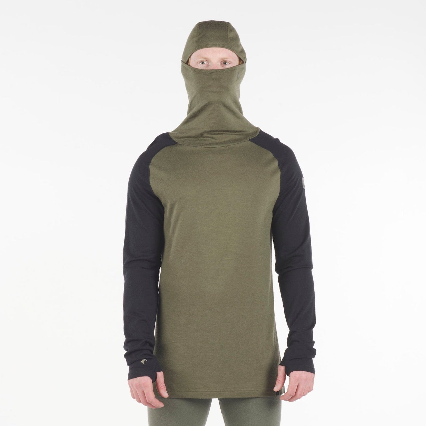 Men's Aspect Midweight Merino Wool Base Layer Balaclava Hood