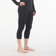 Women's Inversion Heavyweight Merino Wool Base Layer Bottoms - 3/4 Length