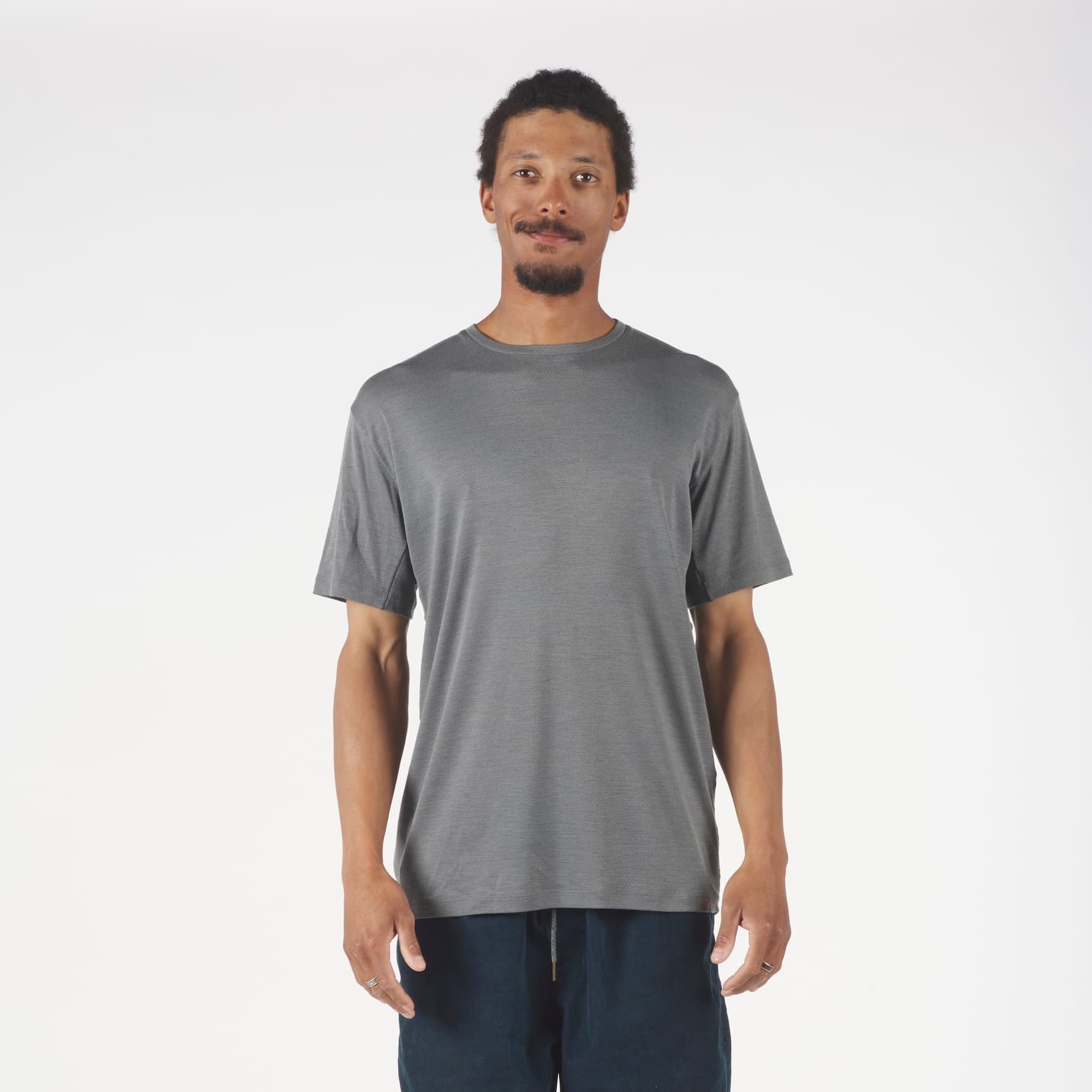 a man wearing a gray Pursuit Air T-Shirt