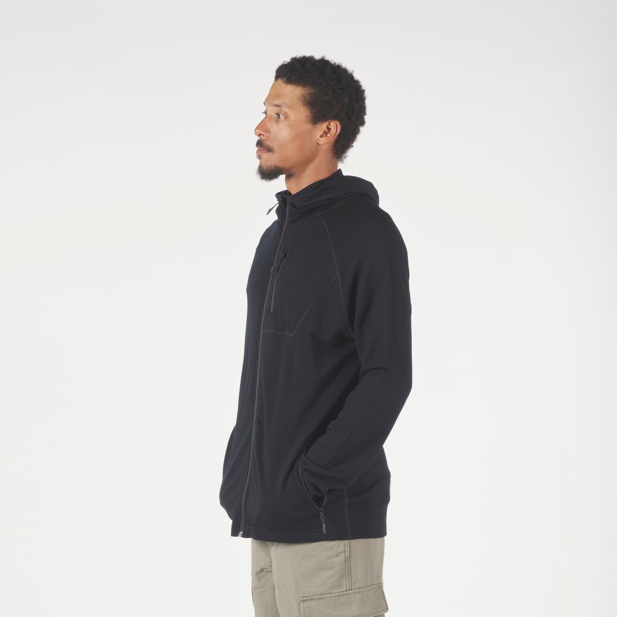 Men's Hyde Merino Wool Hoodie Full Zip | Ridge Merino
