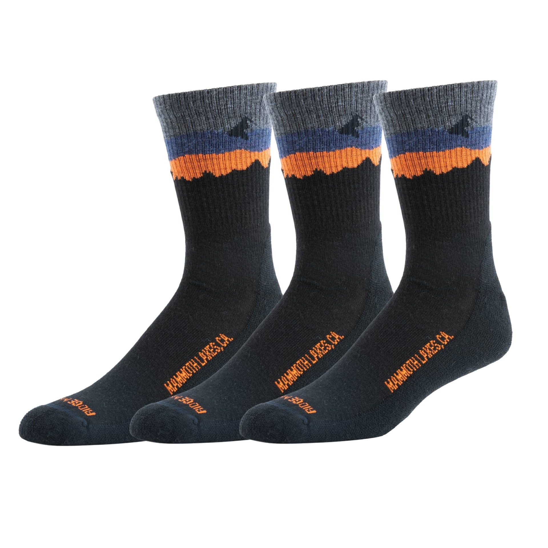 Minaret Lightweight Wool Hiking Crew Socks 3 Pack