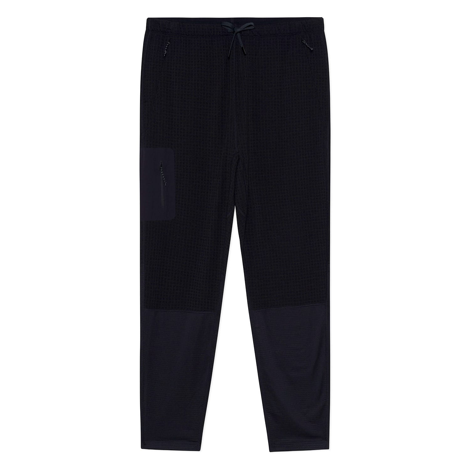 Black Cloudripper Merino Grid Fleece Pants