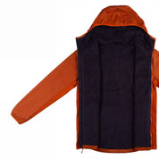 interior of the Alpha Jacket in Cinnamon showing the Alpha Direct with Wool insulation