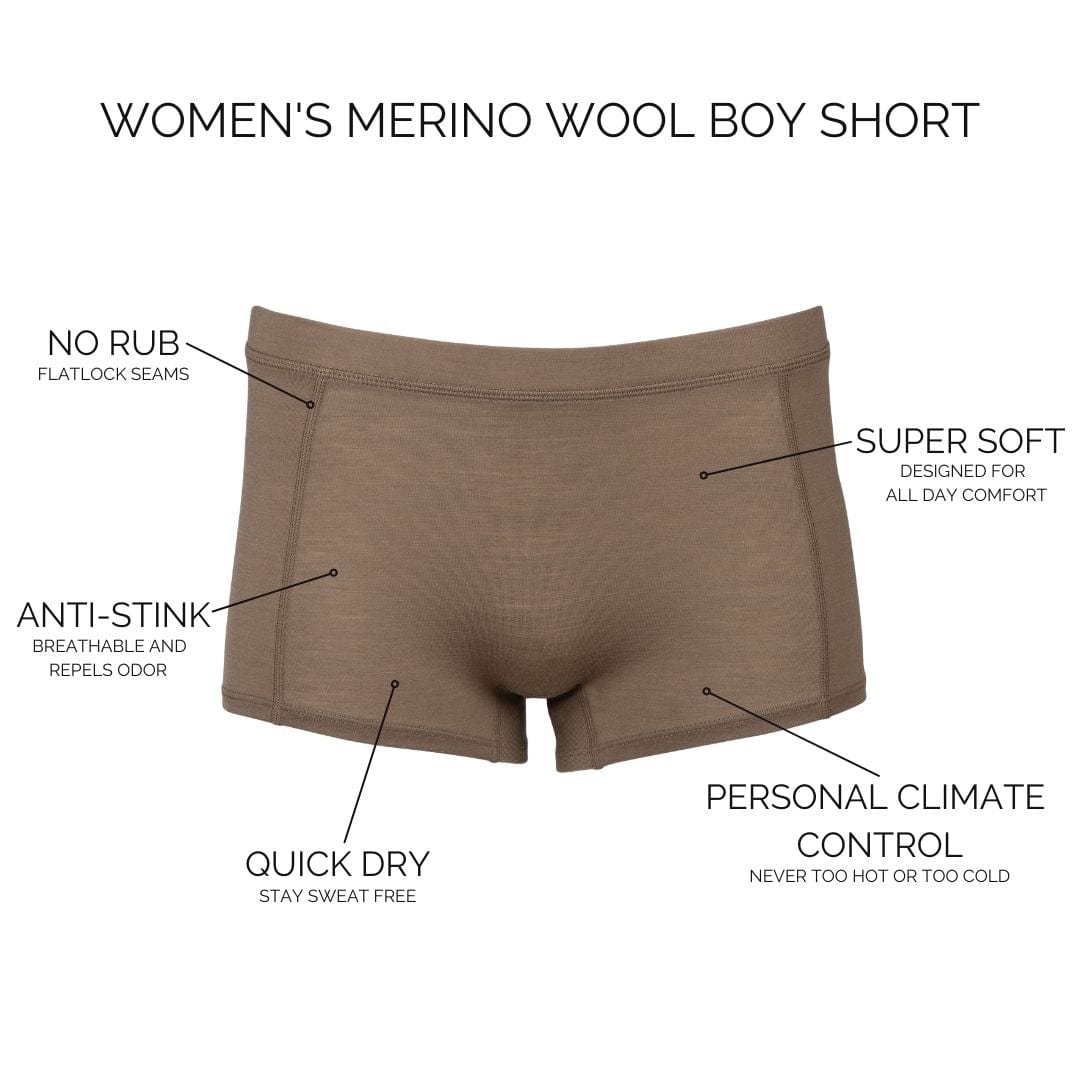 CLEARANCE Women's Ridge Boy Shorts Underwear