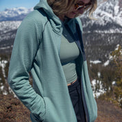 Women's Cloudripper Merino Grid Fleece Full Zip Jacket