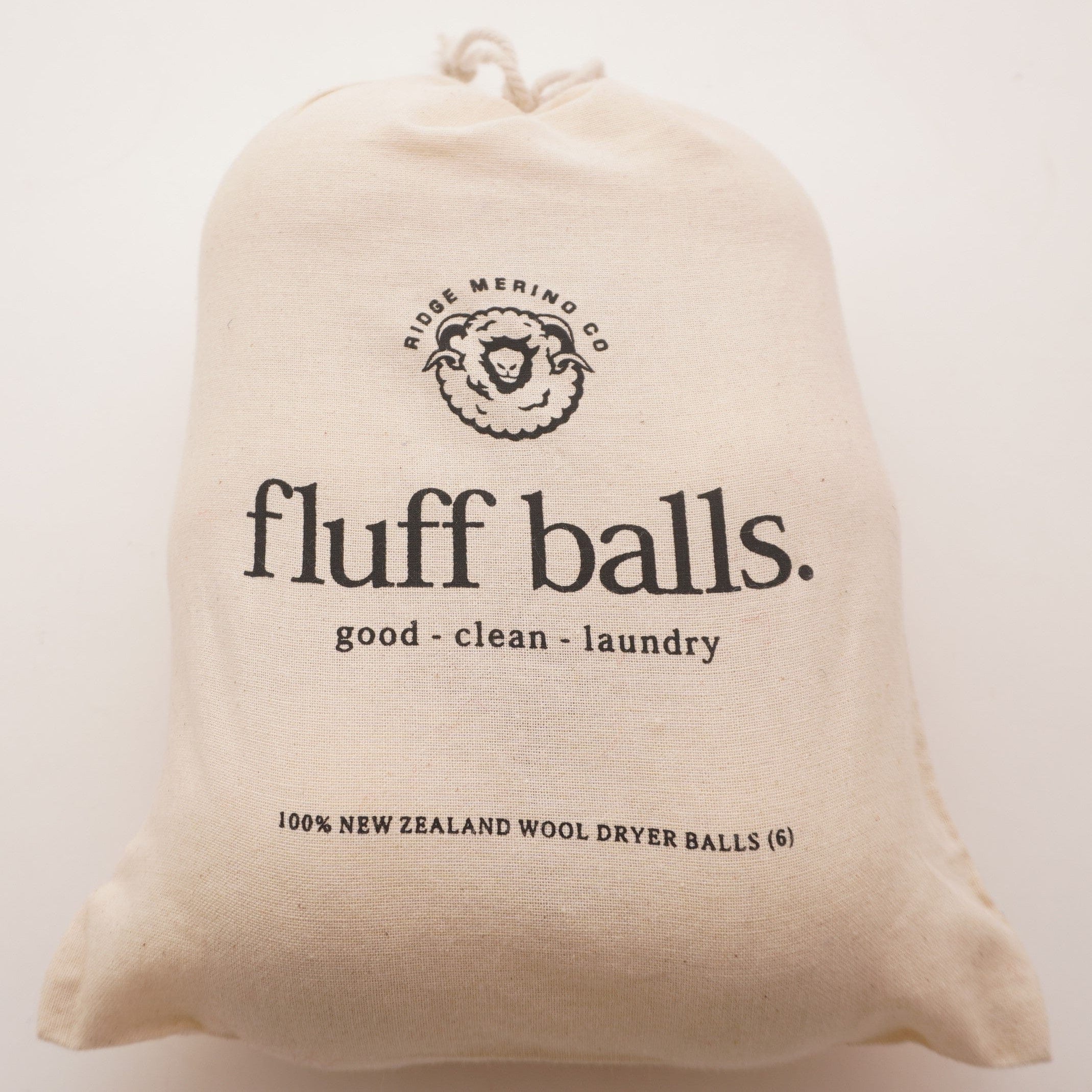 Ridge Merino Co wool fluff balls to improve dry times