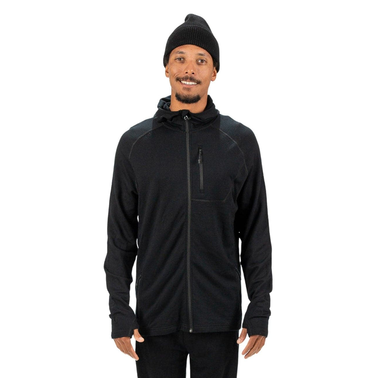 Men's Hyde Merino Wool Hoodie Full Zip