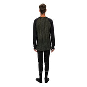 Men's Aspect Merino Wool Base Layer Long Sleeve on a studio model with Aspect Bottoms
