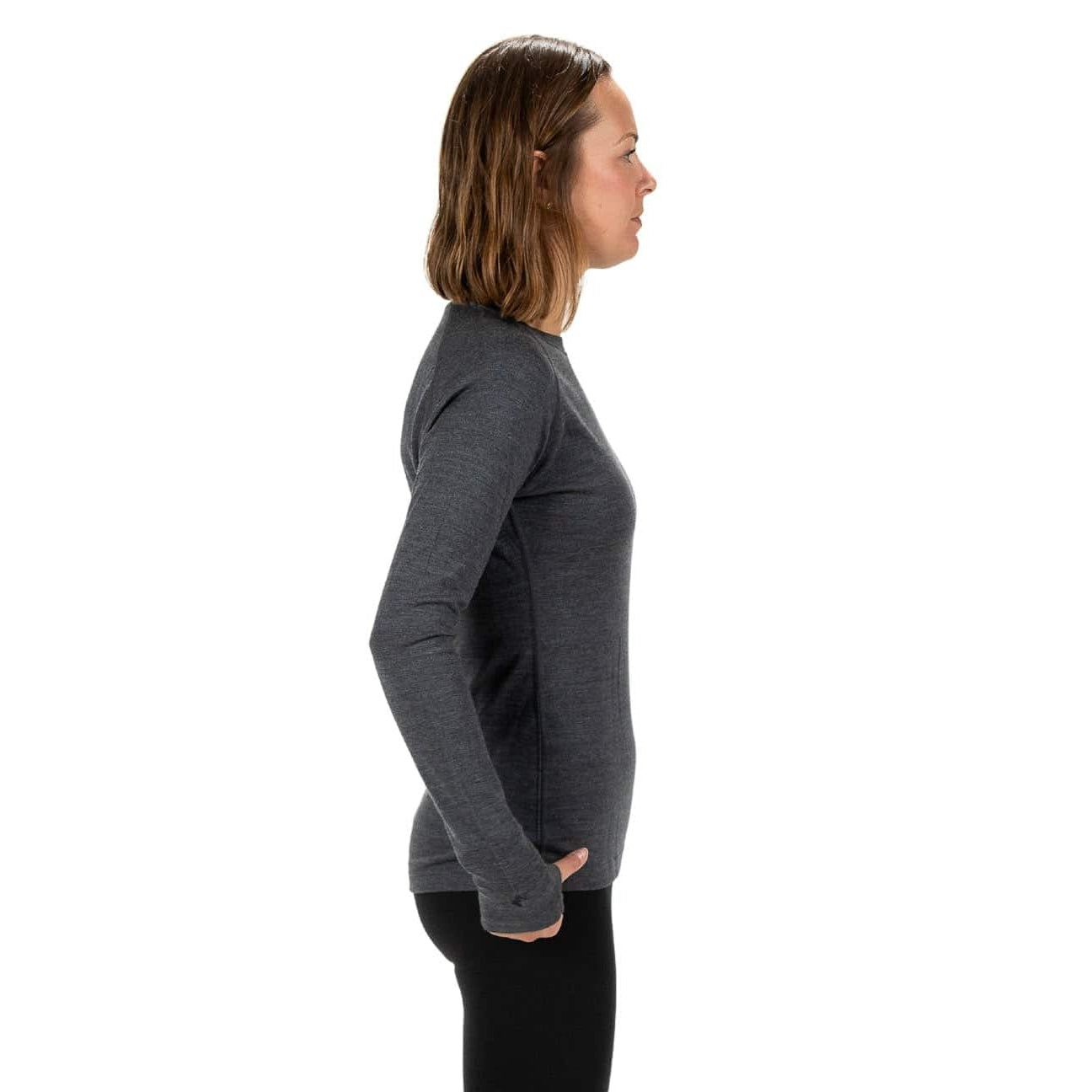 Women's Inversion Heavyweight Crew Merino Wool Base Layer Shirt