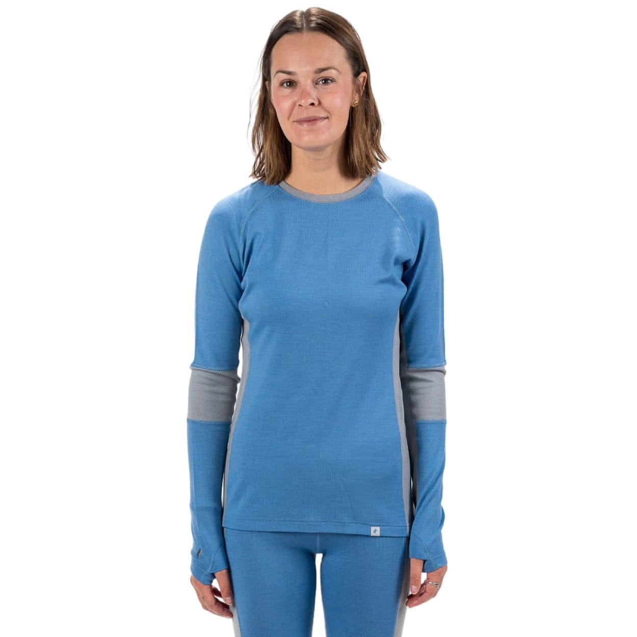 Women's Heavyweight Merino Wool Colorblock Base Layer Shirt | Ridge Merino