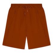 men's 100% Merino Wool Hyde Shorts in Cinnamon (orange)