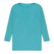 Women's Natural Merino Tencel Relaxed 3/4 Sleeve Tee