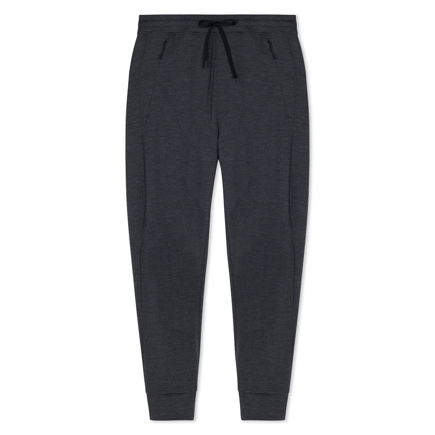 men's Hyde 100% Merino sweatpants in Charcoal Heather (gray)