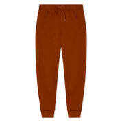 men's Hyde 100% Merino sweatpants in Cinnamon (orange)